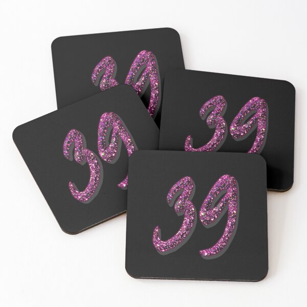 Item preview, 39th birthday anniversary - purple numbers designed and sold by GlamourChick.