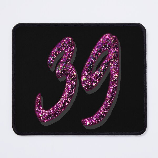 Item preview, 39th birthday anniversary - purple numbers designed and sold by GlamourChick.