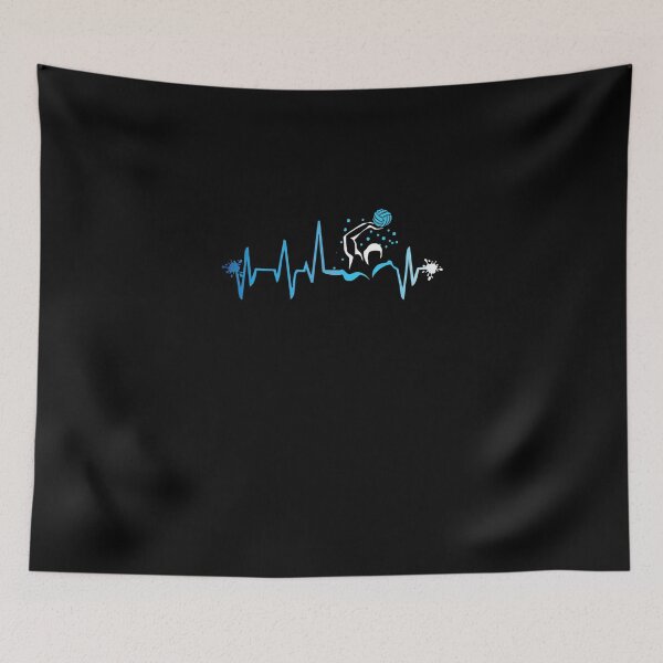 Item preview, Water Polo Heart Beat Graphic Player Fan Team designed and sold by EmmiSchramm.