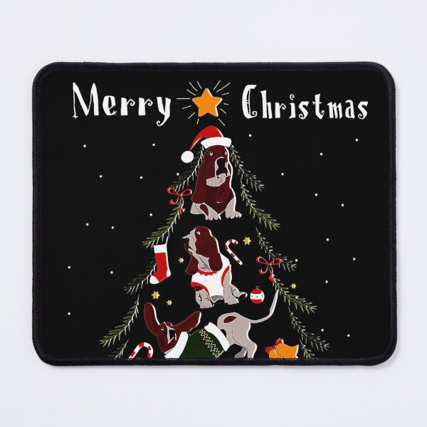 Item preview, Basset Hound Christmas Tree Xmas Dog Lover designed and sold by BegayStore.