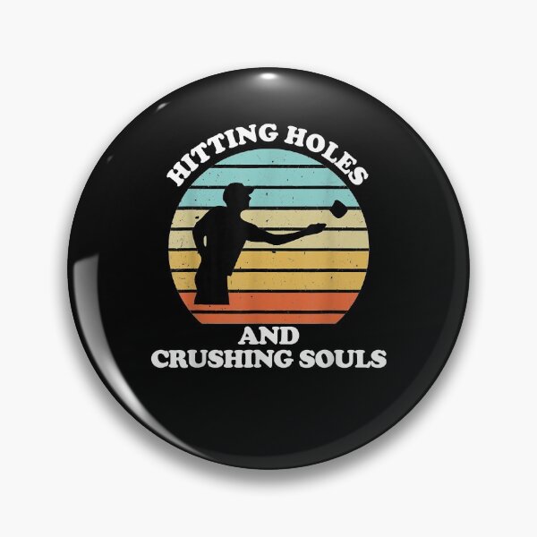 Item preview, Hitting Holes and Crushing Souls Funny Cornhole designed and sold by brandmyers.