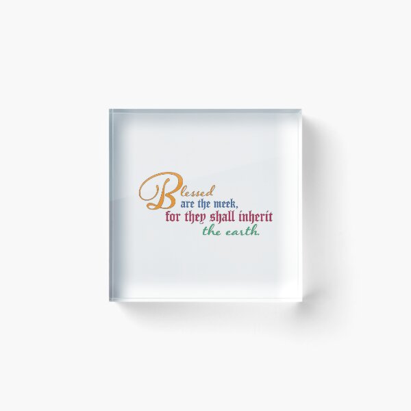 Item preview, Beatitudes: Blessed Are the Meek designed and sold by KTSubz Faith & Fun Designs.