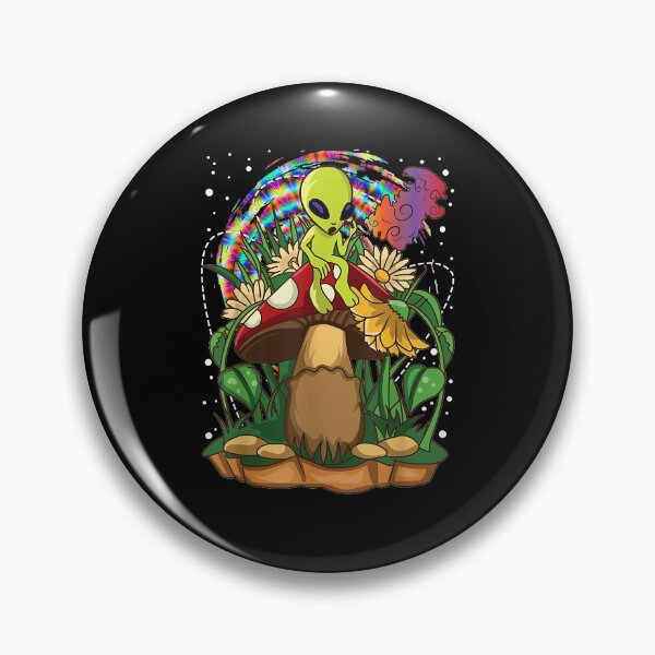 Artikelvorschau, Lustiger magischer Pilz Alien Trippy Shroom LSD Weed Acid Trip entworfen und verkauft von nellieharper.