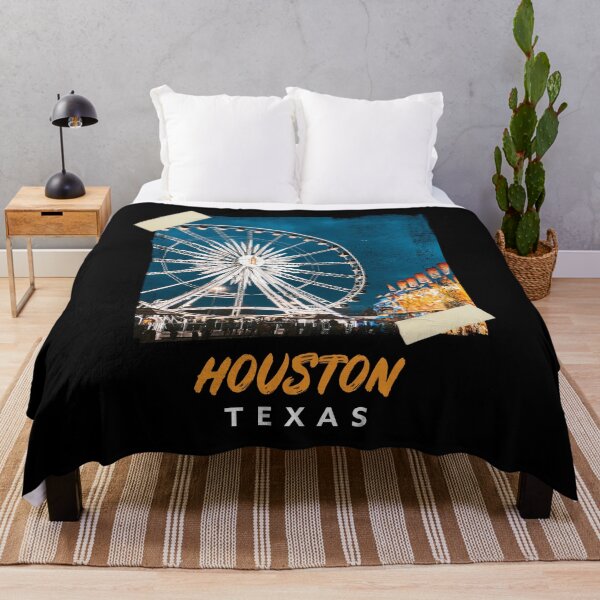 Artikelvorschau, Retro Vintage Riesenrad-Kunst Houstons Texas. entworfen und verkauft von epicmarketing.