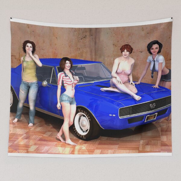 Item preview, Blue Classic Camaro designed and sold by DecostaDesigns.