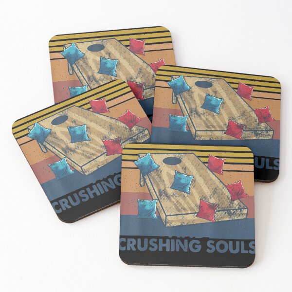 Item preview, Hitting Holes Crushing Souls Funny Cornhole Lover designed and sold by brandmyers.