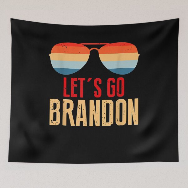 Item preview, Retro Vintage Glasses Let's Go Brandon Biden designed and sold by Nancyvanpruisen.
