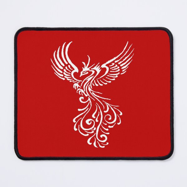 Item preview, Fictional Phoenix Creature In Flight Artistic Illustration White designed and sold by taiche.