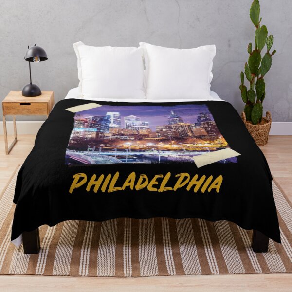 Artikelvorschau, Philadelphia-NachtSkyline-Retro Vintage Kunst. entworfen und verkauft von epicmarketing.