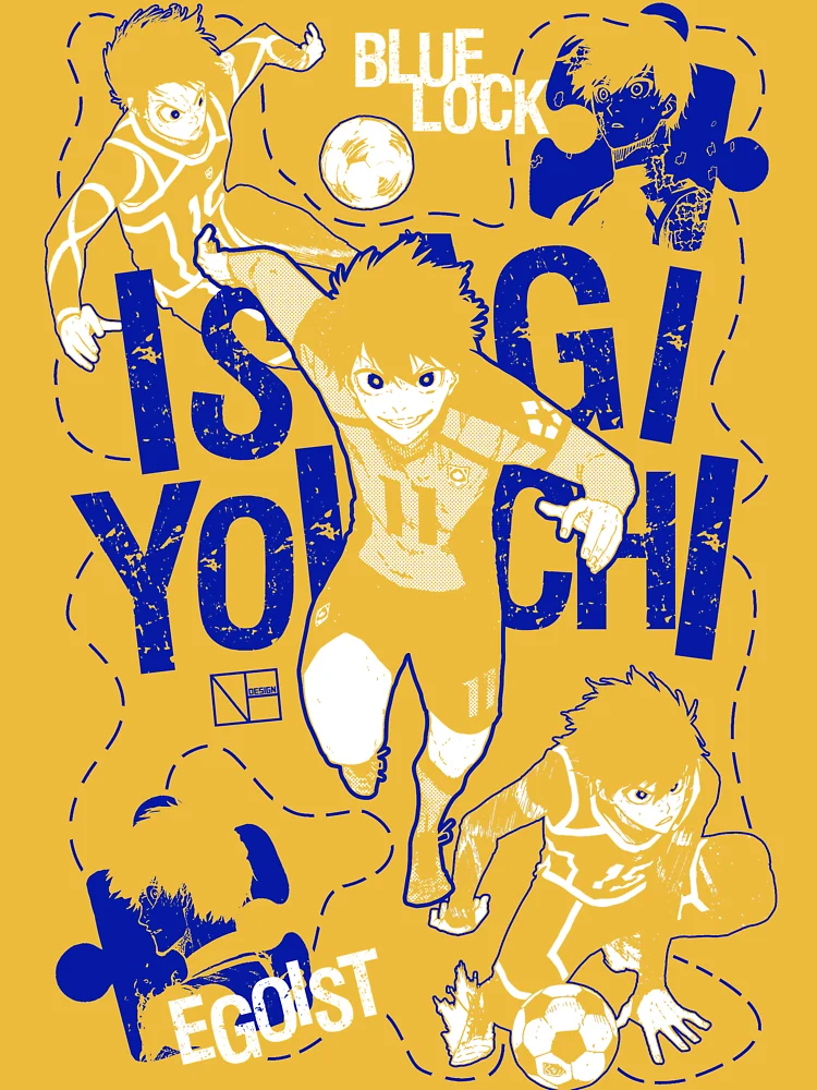 Isagi Yoichi Blue Lock Anime Poster - Merch Fuse