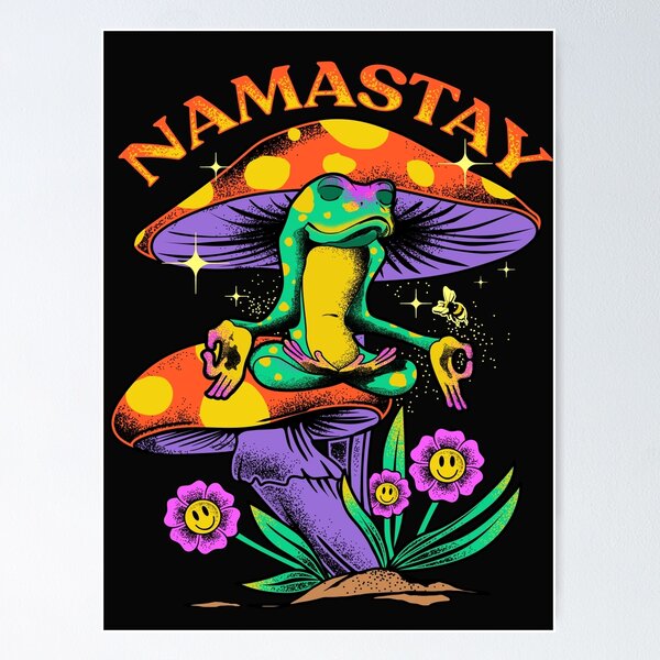 Item preview, Namastay Frog designed and sold by HeyMoonly.