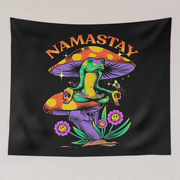 Item preview, Namastay Frog designed and sold by HeyMoonly.