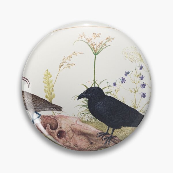 Item preview, Curlew and Crow with Horse Skull designed and sold by AeroPlanet247.