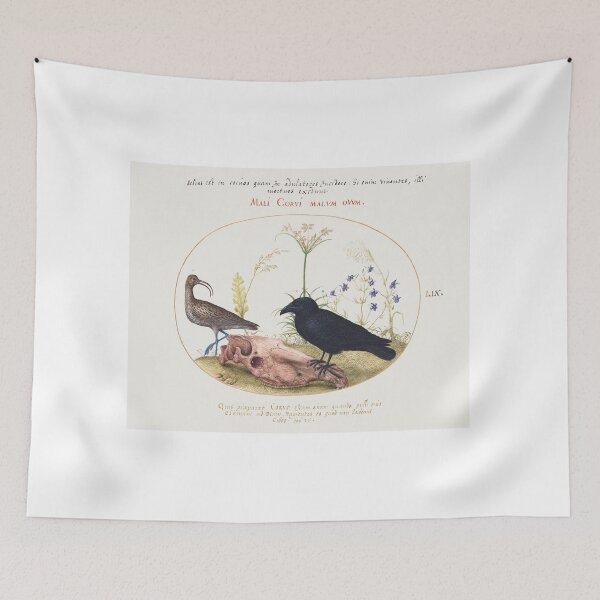 Item preview, Curlew and Crow with Horse Skull designed and sold by AeroPlanet247.