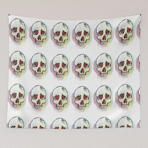 Item preview, The skull with the ladybug eyes designed and sold by piaggioart.