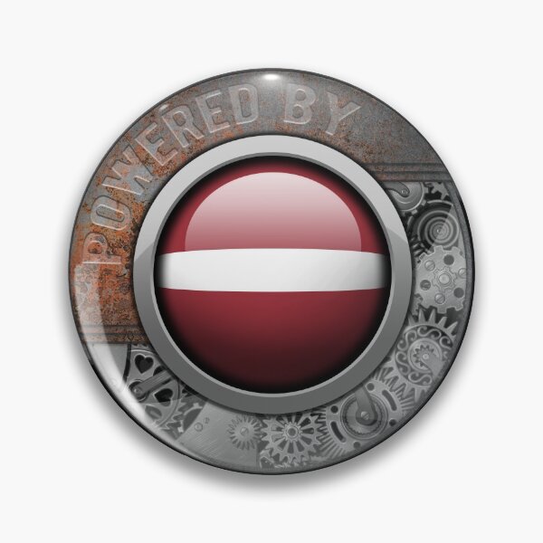 Item preview, Latvia Steampunk Engine Powered By Latvian National Pride designed and sold by onicon.