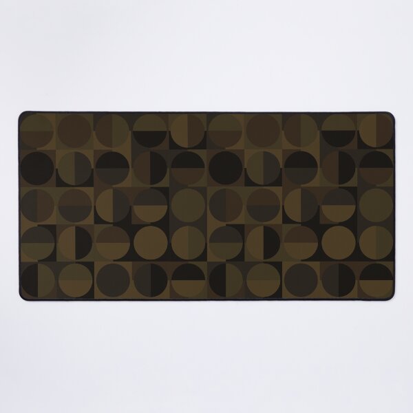 Item preview, Dark Chocolate Retro Squares & Circles designed and sold by weirdAffect.