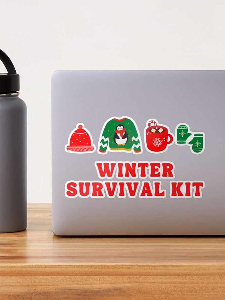 Christmas Survival Kit Bottle Sock