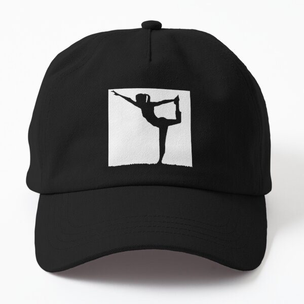 KING DANCER POSE | Yoga Art~Design (Black and White) Dad Hat