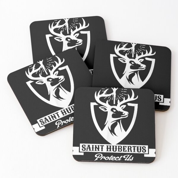 Item preview, Hubertus Hubert Patron Saint of Hunters Stag Catholic Men designed and sold by brandmyers.
