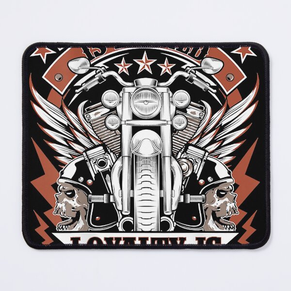 Item preview, Biker Respect Is Earned Loyalty Is Returned Motorcycle Mens designed and sold by burtonbarrett.