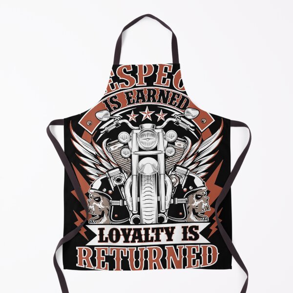 Item preview, Biker Respect Is Earned Loyalty Is Returned Motorcycle Mens designed and sold by burtonbarrett.