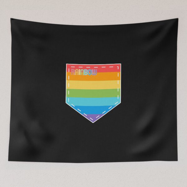 Item preview, Rainbow Pocket Dotted Line designed and sold by Hemat23.