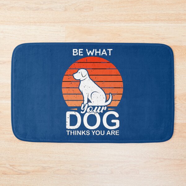 Item preview, Be What Your Dog Thinks You Are- Sunset Retro Dog Quote designed and sold by Vicky021.