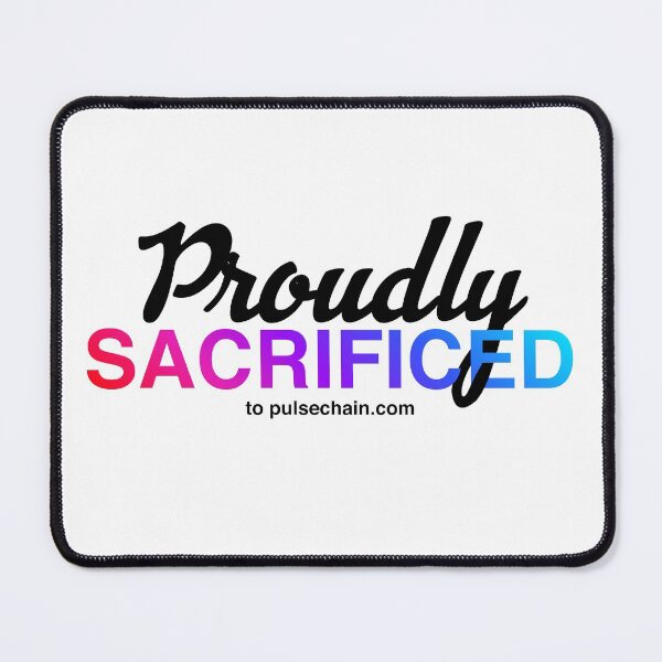 Item preview, Proudly Sacrificed to Pulsechain Hex Crypto on White designed and sold by Digi-Drifterz.