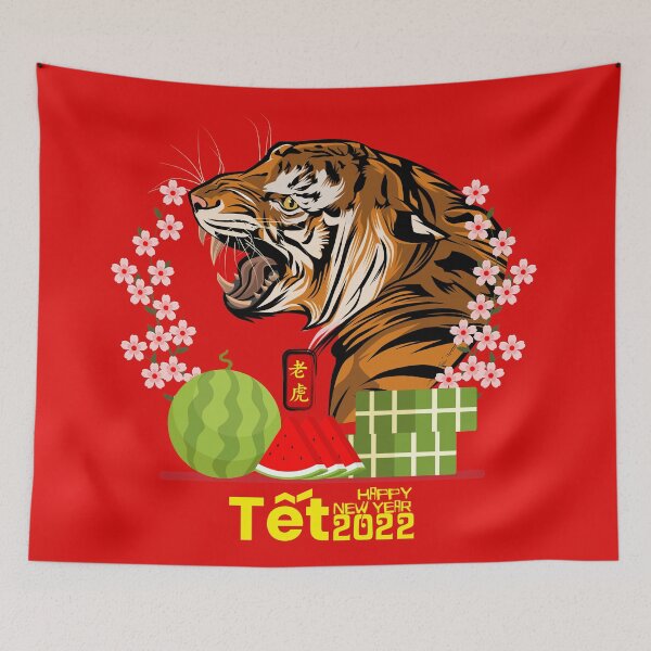 Item preview, Happy Lunar Year - Tet Tiger - Tet 2022 designed and sold by taogiauco.