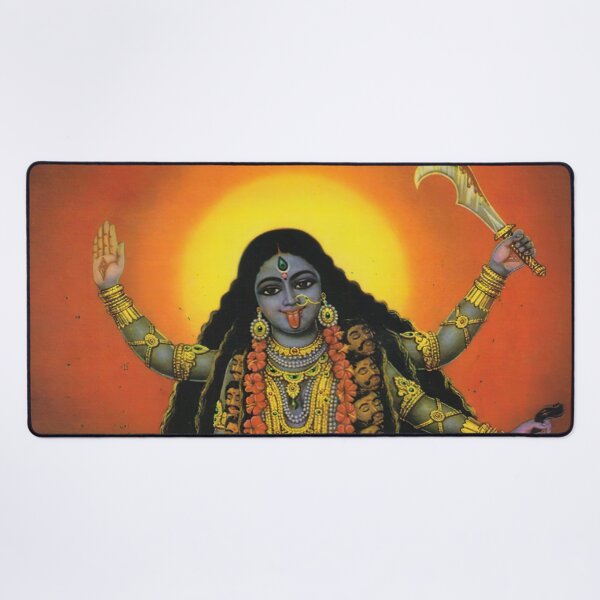 Item preview, Rare Vintage Illustrated Psychedelic Poster From Nepal - EDEN HASHISH CENTRE (Goddess Kali) designed and sold by VISIBLECREATION.