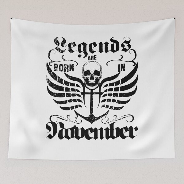 Item preview, Legends are born in November birthday designed and sold by shurikaner.