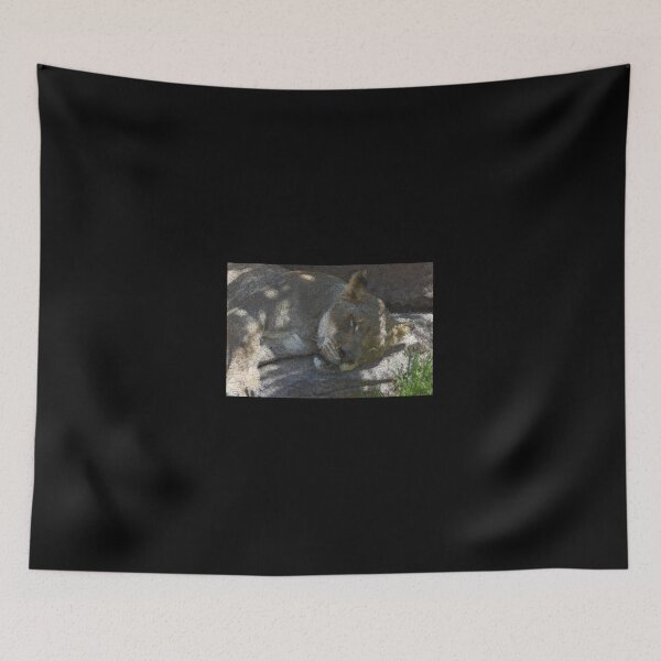 Item preview, Sleeping Lioness in Stained Glass designed and sold by ChadKroll.