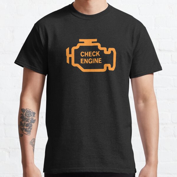 Check Engine Light icon Classic T-Shirt