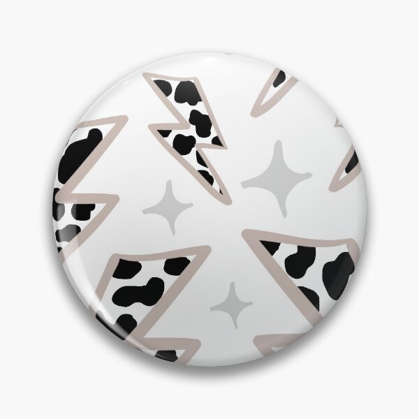 Item preview, Cow Print Lightning Sticker Pack designed and sold by Dani Laible.