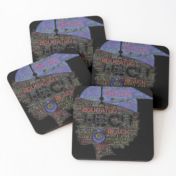 Item preview, Black Girls Magic HBCU College Graduate Cute Afro Words designed and sold by burtonbarrett.