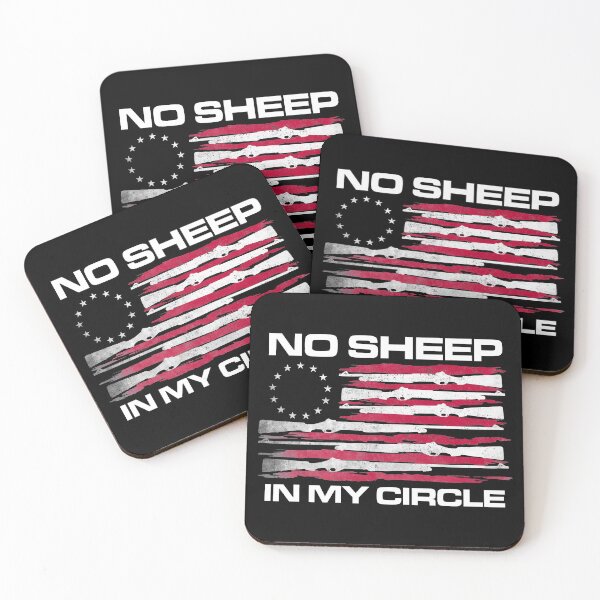 Item preview, No Sheep in my Circle USA American Flag designed and sold by FanaticTee.