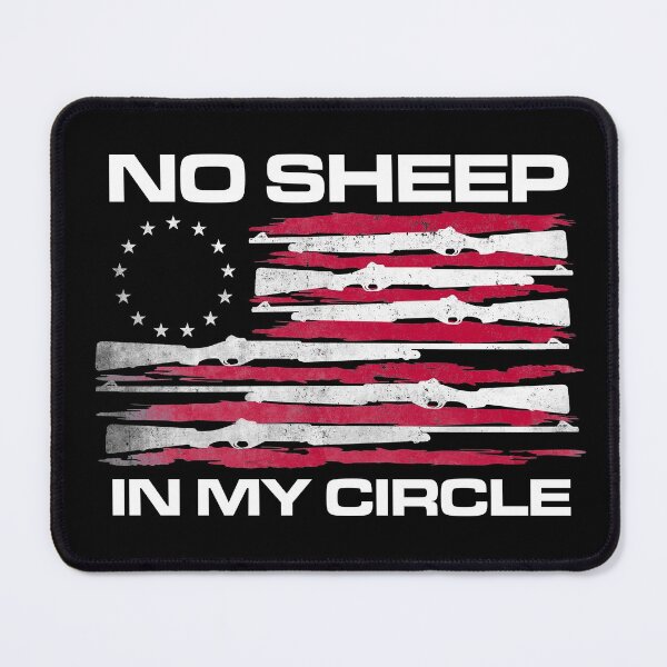 Item preview, No Sheep in my Circle USA American Flag designed and sold by FanaticTee.