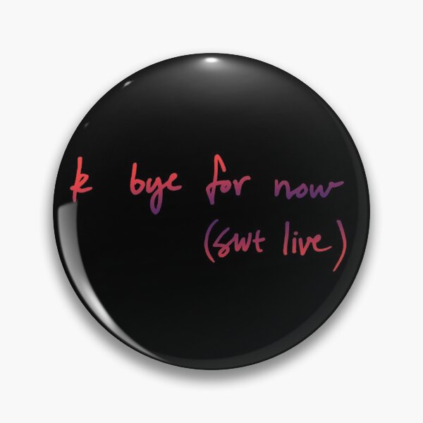 Item preview, K BYE FOR NOW. text designed and sold by remylocks.