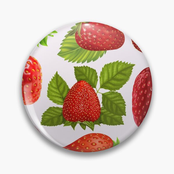 Item preview, strawberry hand drawn pattern designed and sold by Special-Ninja.