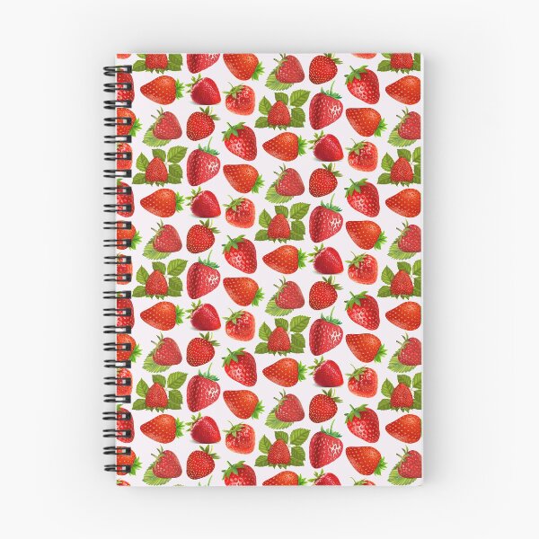 Item preview, strawberry hand drawn pattern designed and sold by Special-Ninja.