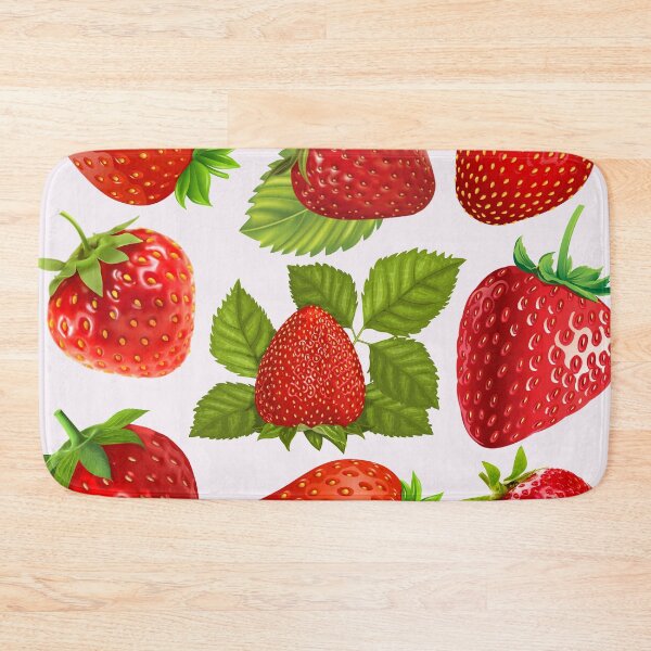 Item preview, strawberry hand drawn pattern designed and sold by Special-Ninja.