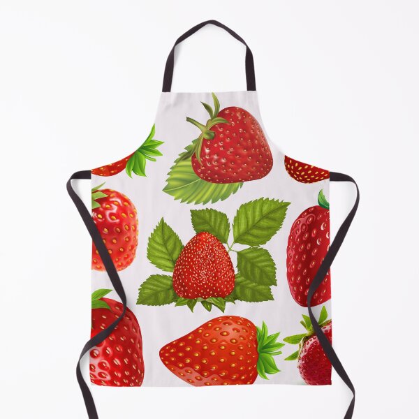 Item preview, strawberry hand drawn pattern designed and sold by Special-Ninja.