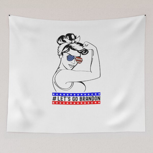 Item preview, Let's Go Brandon Flag Sunglasses designed and sold by Nancyvanpruisen.
