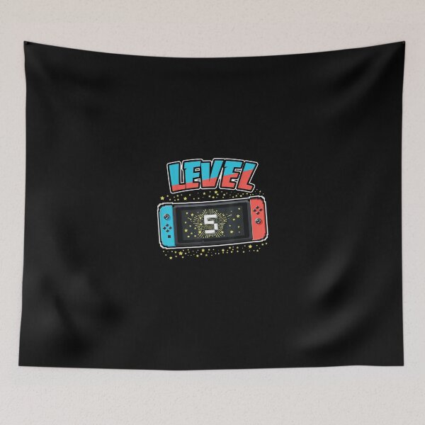 Item preview, Level 5 Birthday Boy 5 Years Old Video Games designed and sold by MasonshiNoor.