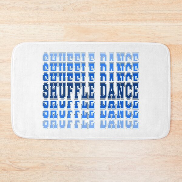 Shuffle Dance, Tuzelity Bath Mat for Sale by DAFIN