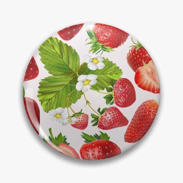 Item preview, strawberry hand drawn pattern designed and sold by Special-Ninja.
