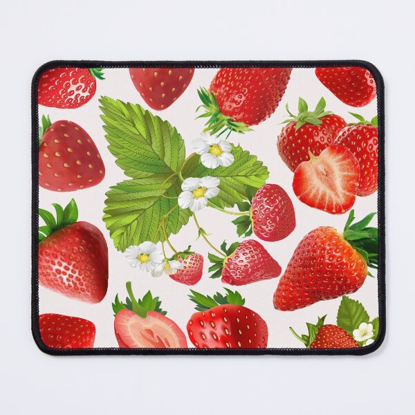 Item preview, strawberry hand drawn pattern designed and sold by Special-Ninja.