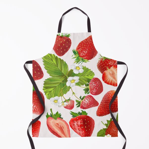 Item preview, strawberry hand drawn pattern designed and sold by Special-Ninja.
