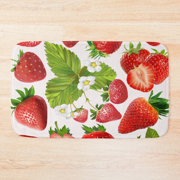 Item preview, strawberry hand drawn pattern designed and sold by Special-Ninja.